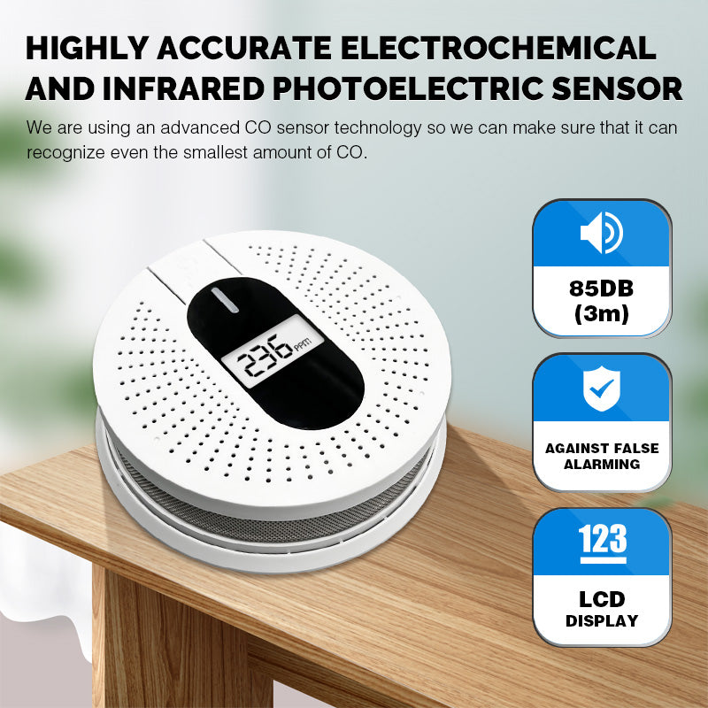 S12_2 in 1 Smoke and CO Detector with 10-Year Battery