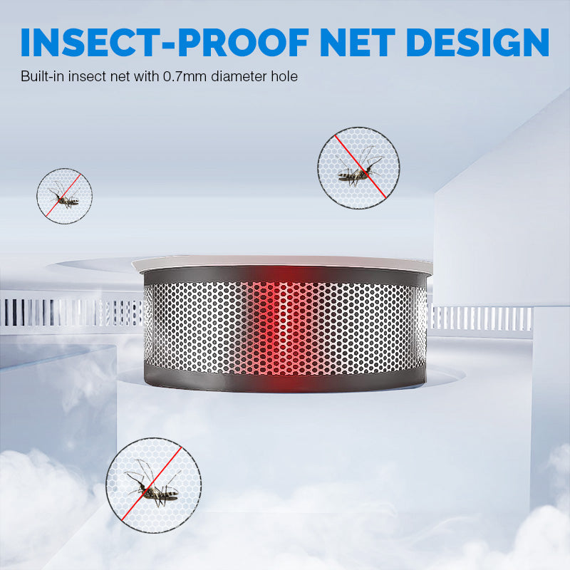 Smart WiFi Smoke Detector Tuya - 10-Year Battery Life
