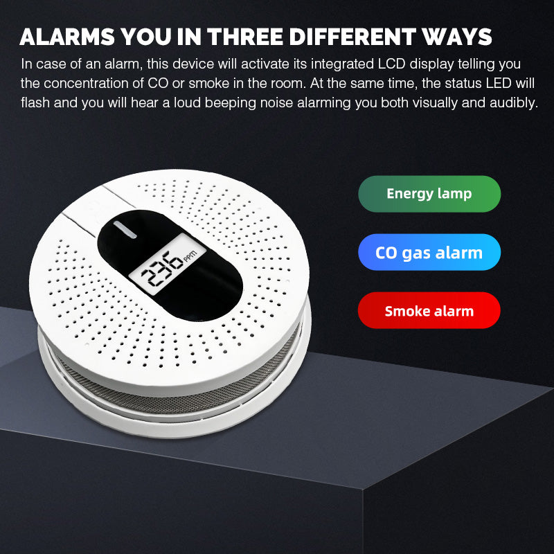 S12_2 in 1 Smoke and CO Detector with 10-Year Battery