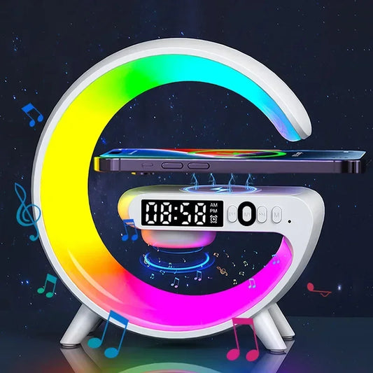 Housetect - Goodnight Light Wireless Charger Speaker Clock